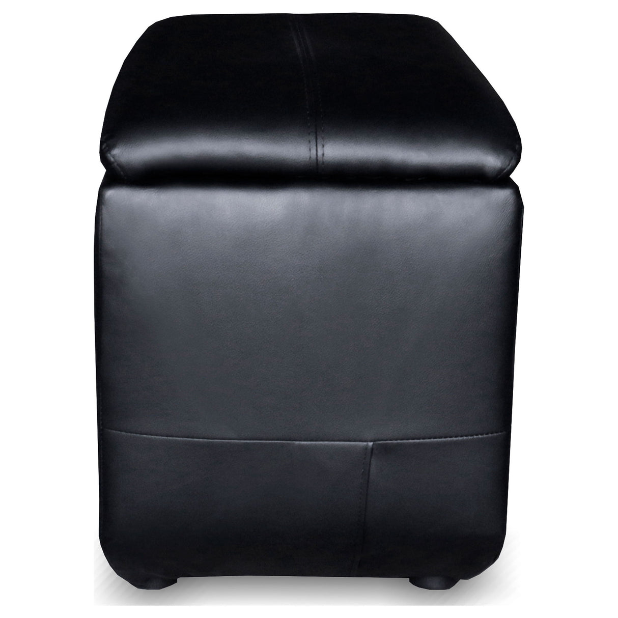 9 Piece Home Theater Seating Set With Recliners And Wedge Consoles - Black