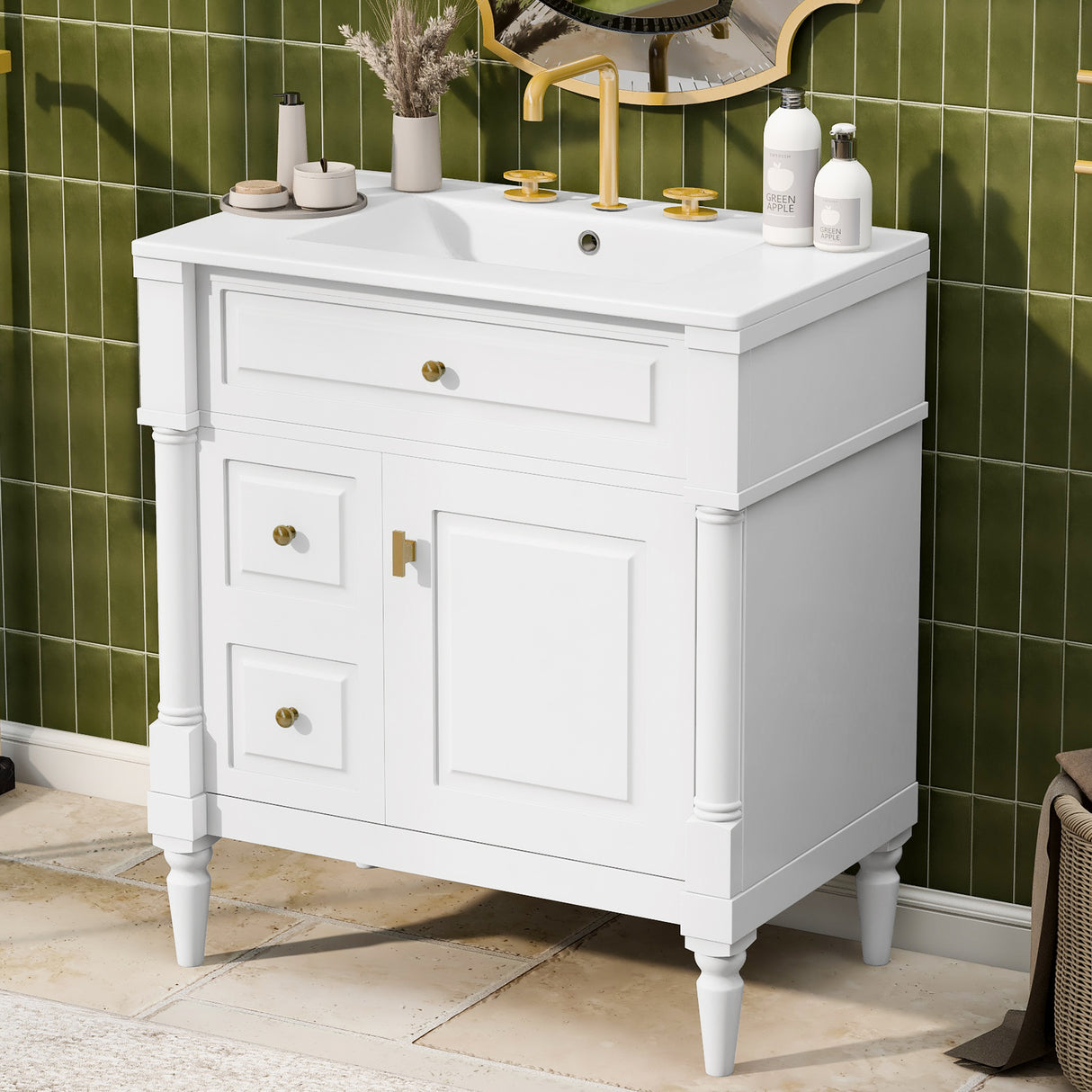 30" Bathroom Vanity with Sink