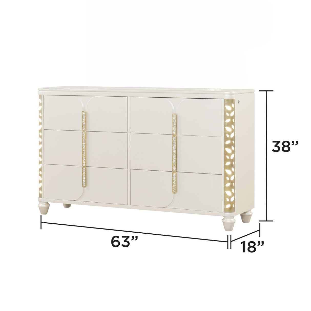 Cinderella - Bedroom Set With LED