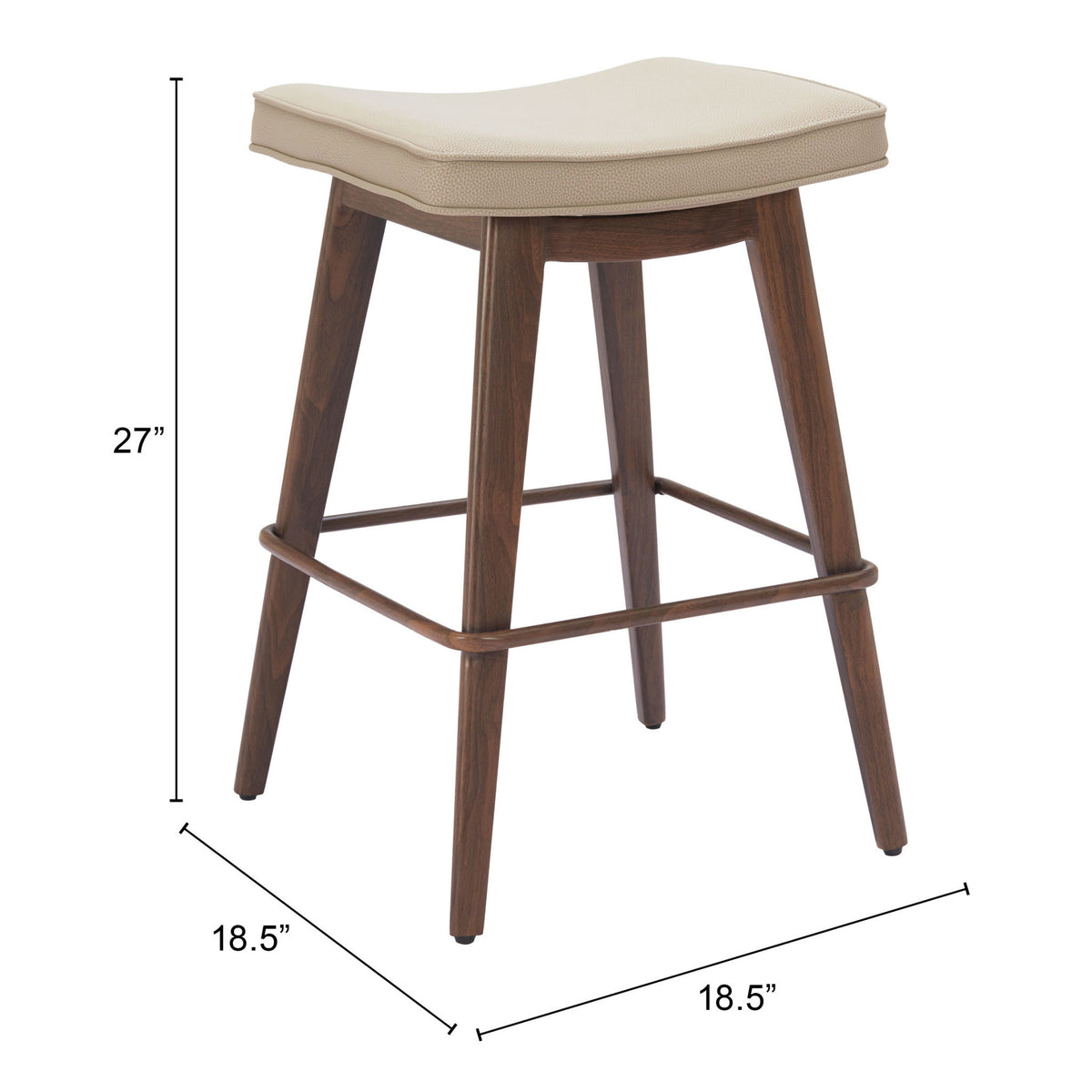 Zuo Modern Divat Counter Stool (Set of 2)