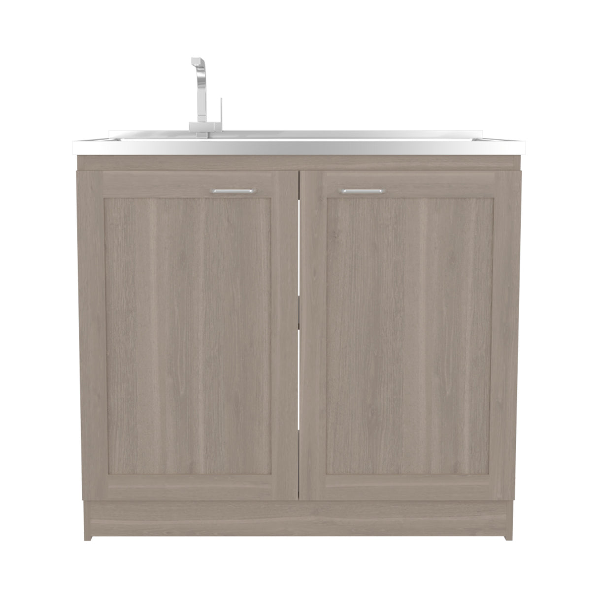 Utility Sink Cabinet 36" H, 2 Doors, 2 Shelves