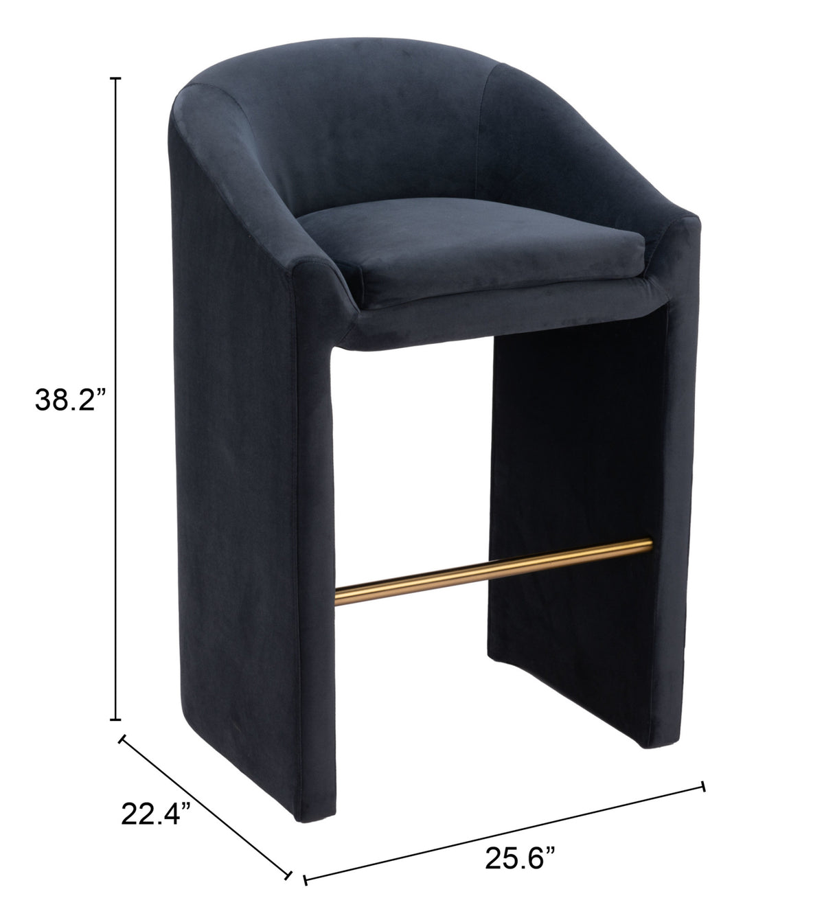 Zuo Modern Emas Barstool