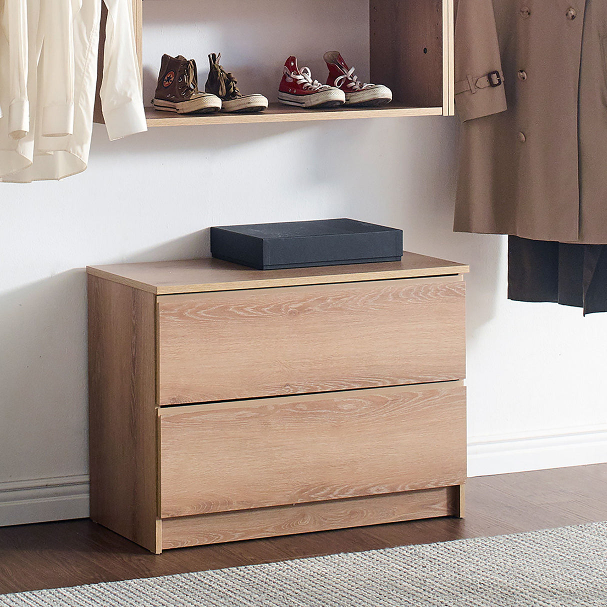 Devi - Wall Mounted Closet System With Modular Units