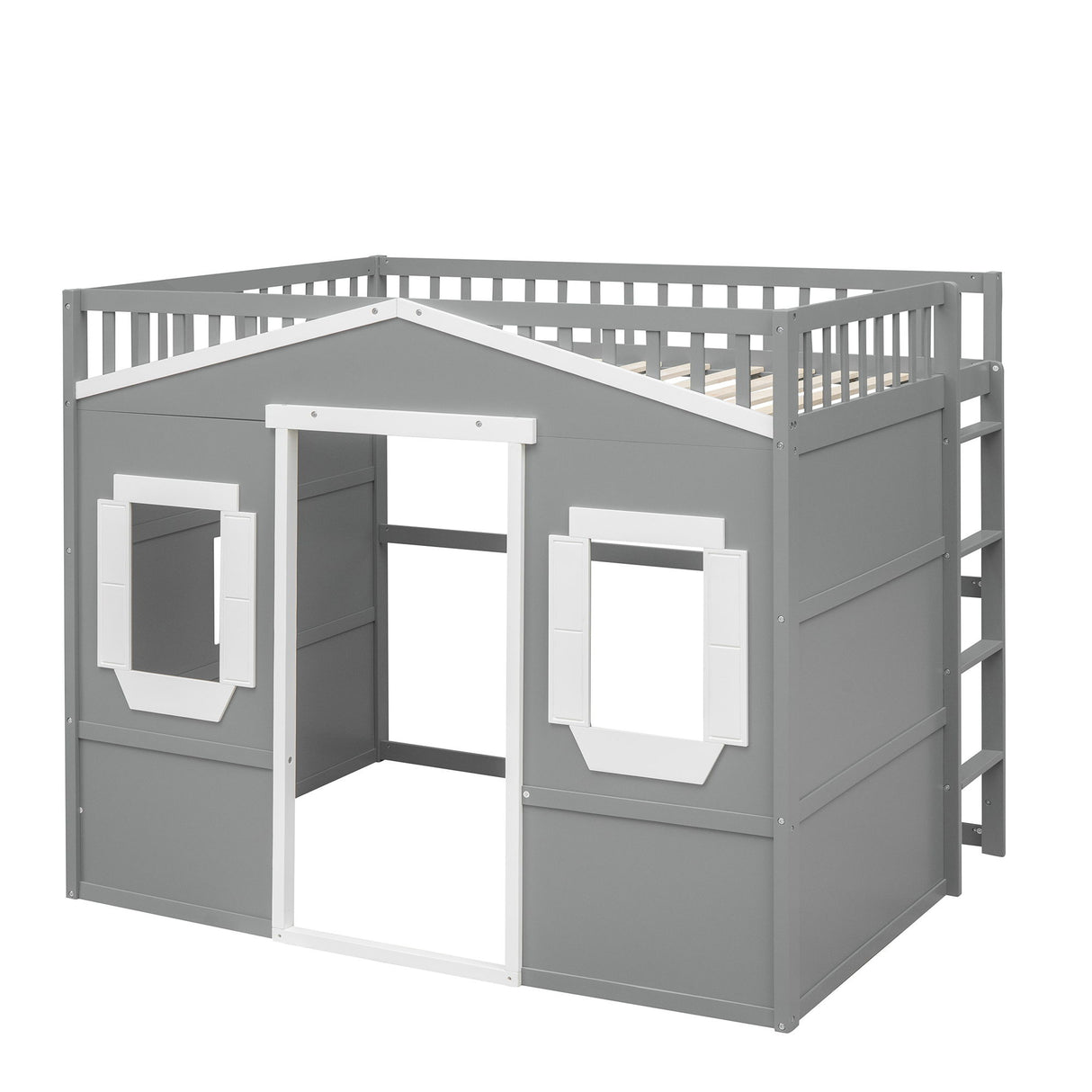 Elegant House Loft Bed With Ladder