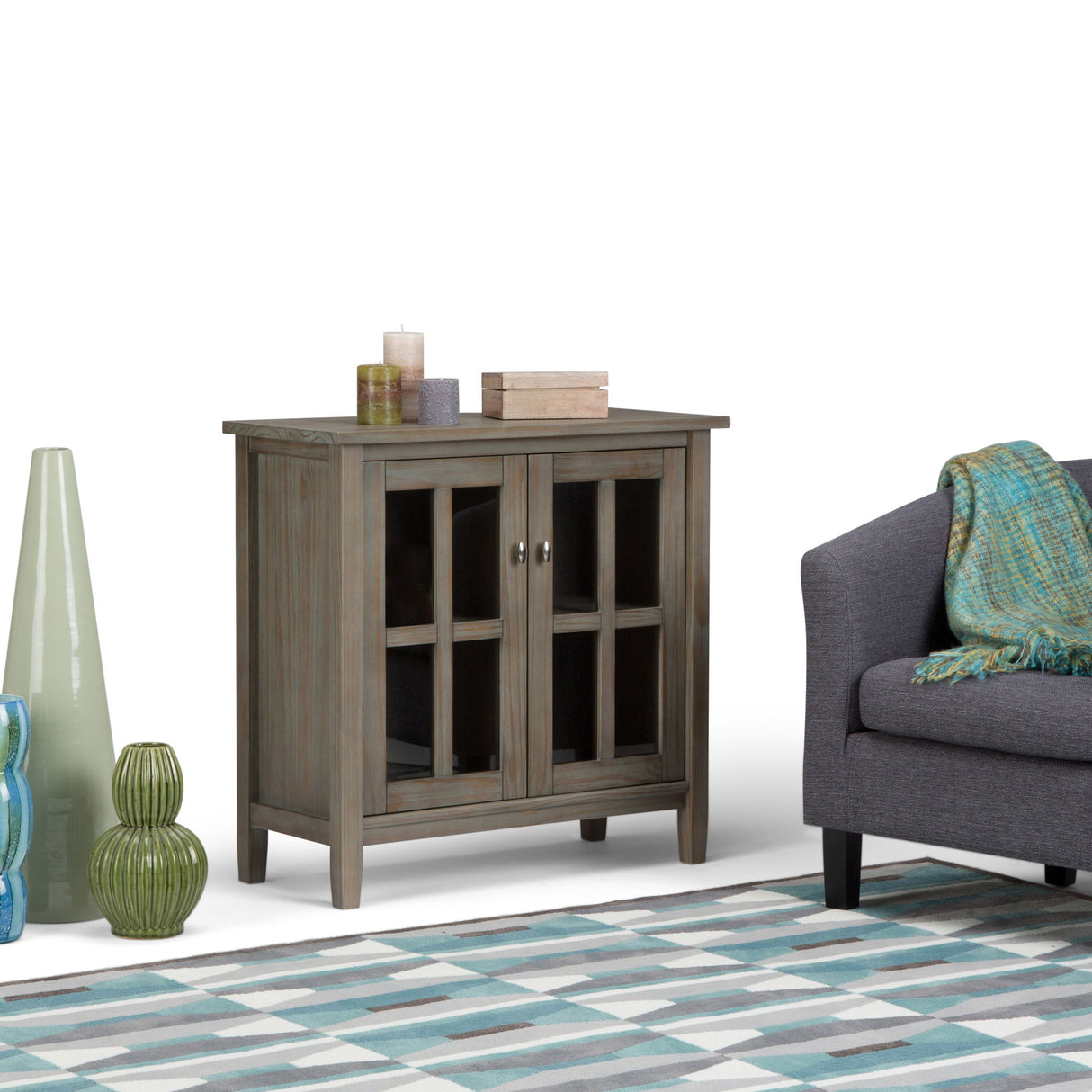 Warm Shaker - Handcrafted Low Storage Cabinet