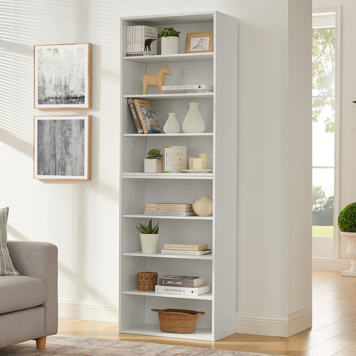 CD DVD Storage Cabinet with Adjustable Shelves