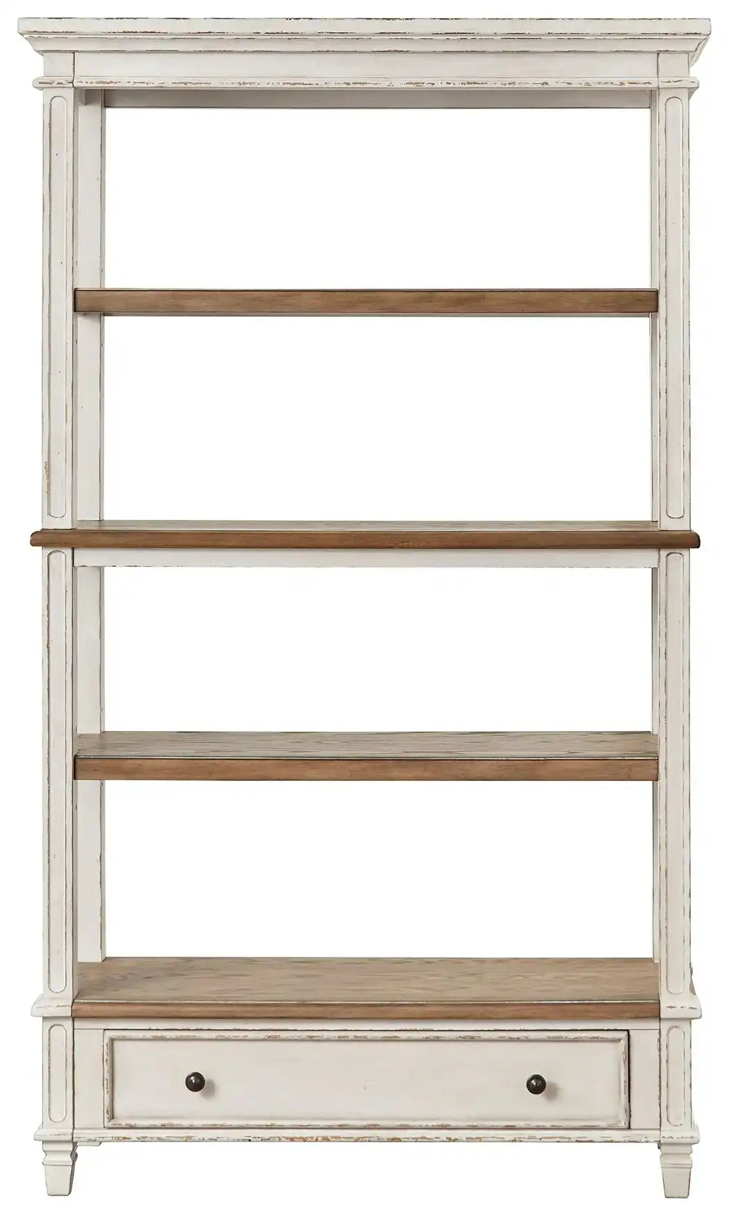 Realyn - Bookcase - Brown / White - Best Buy Furniture