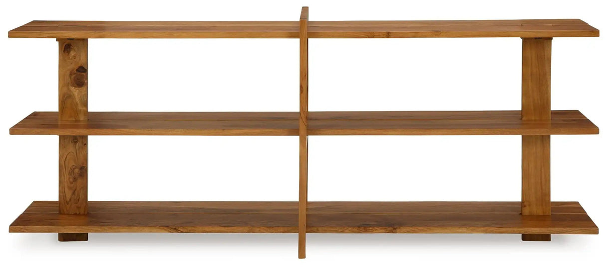 Fayemour - Console Sofa Table - Brown - Best Buy Furniture