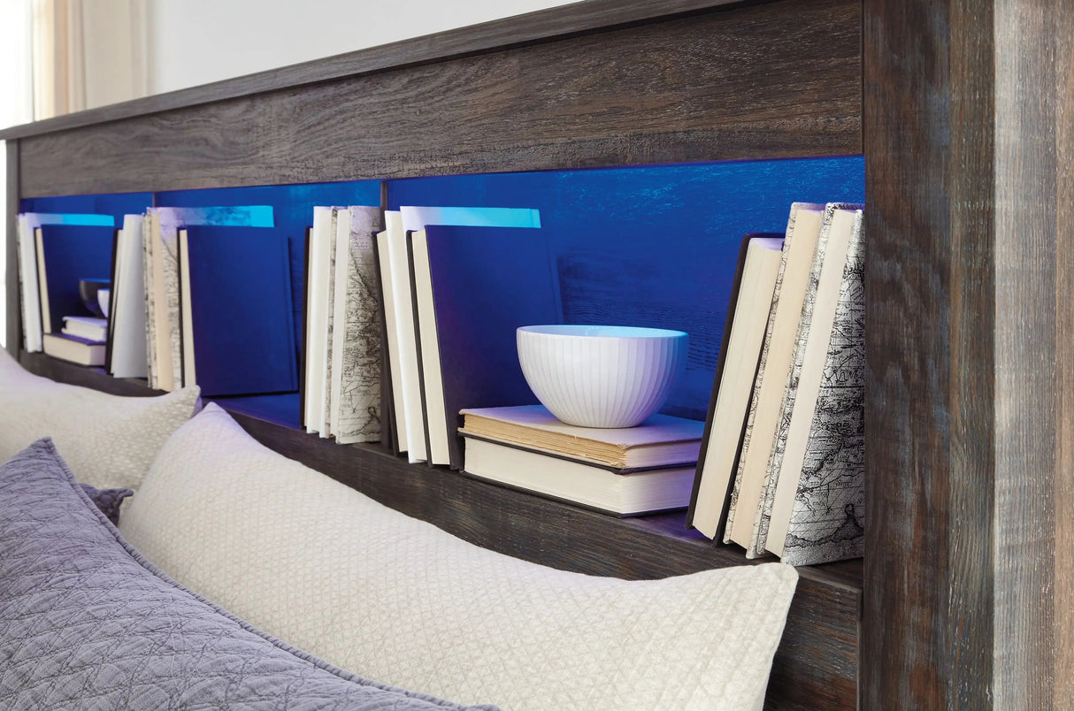Drystan - Bookcase Headboard - Best Buy Furniture