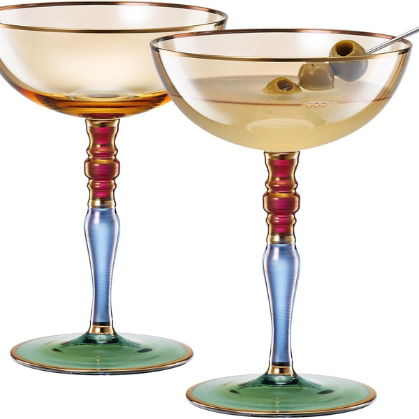Khen Ravello Coupe Glassware - Set of 2