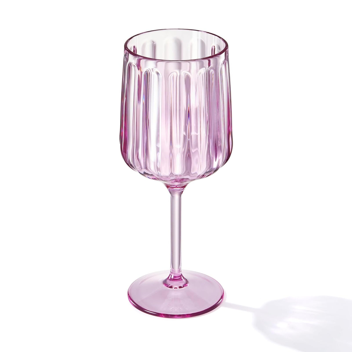 Khen Acrylic Lucia Stemmed Goblets - Set of 6 | 14oz | Lilac