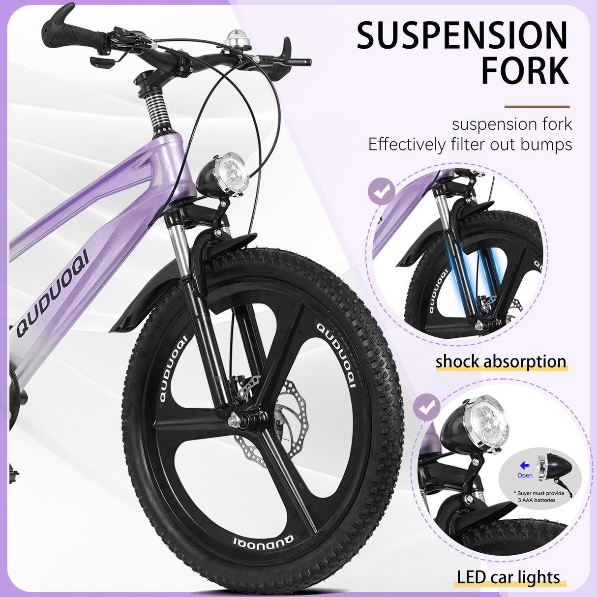 FKZNPJ 20 Inch Kids Mountain Bike