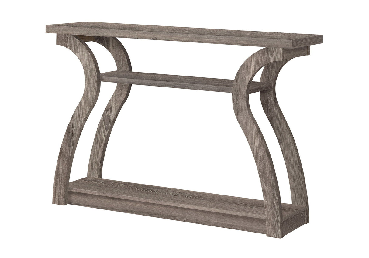 Accent Console Table For Entryway, Unique Curved Design - Best Buy Furniture
