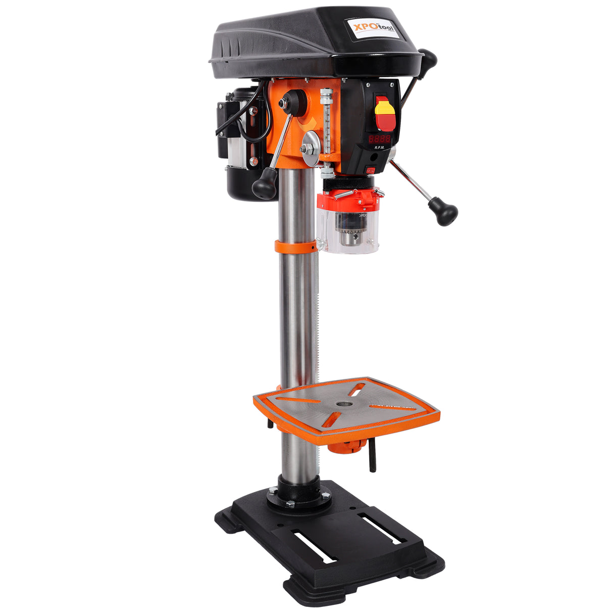 12" Swing Benchtop Drill Press with Laser & Digital Meter