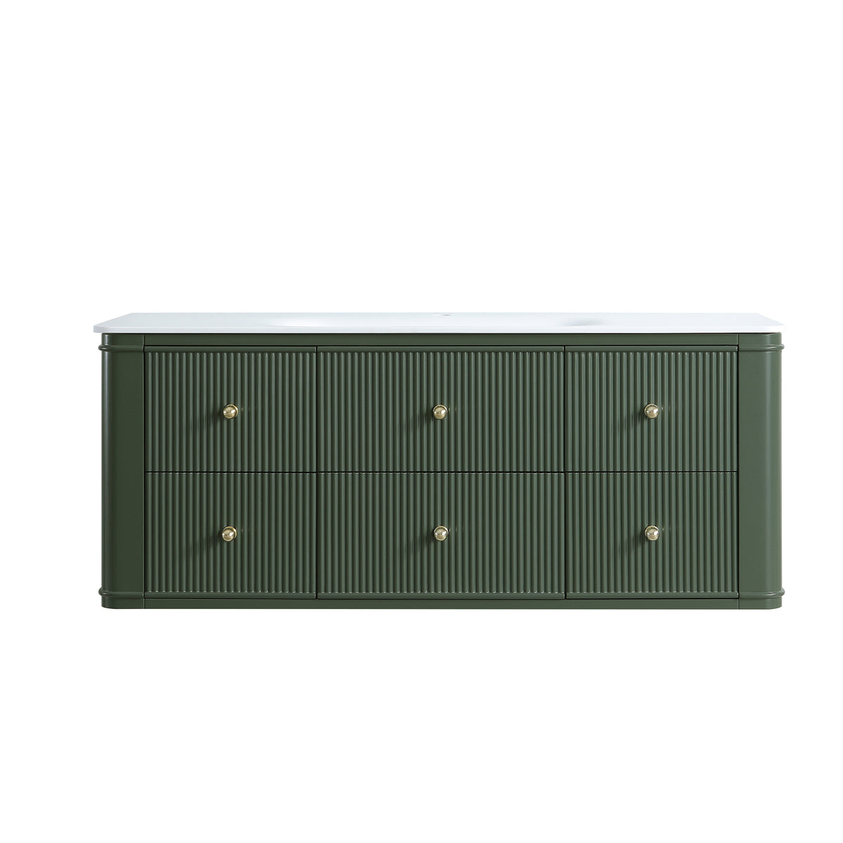 48" Wall Mounted & Floating Single Bathroom Vanity