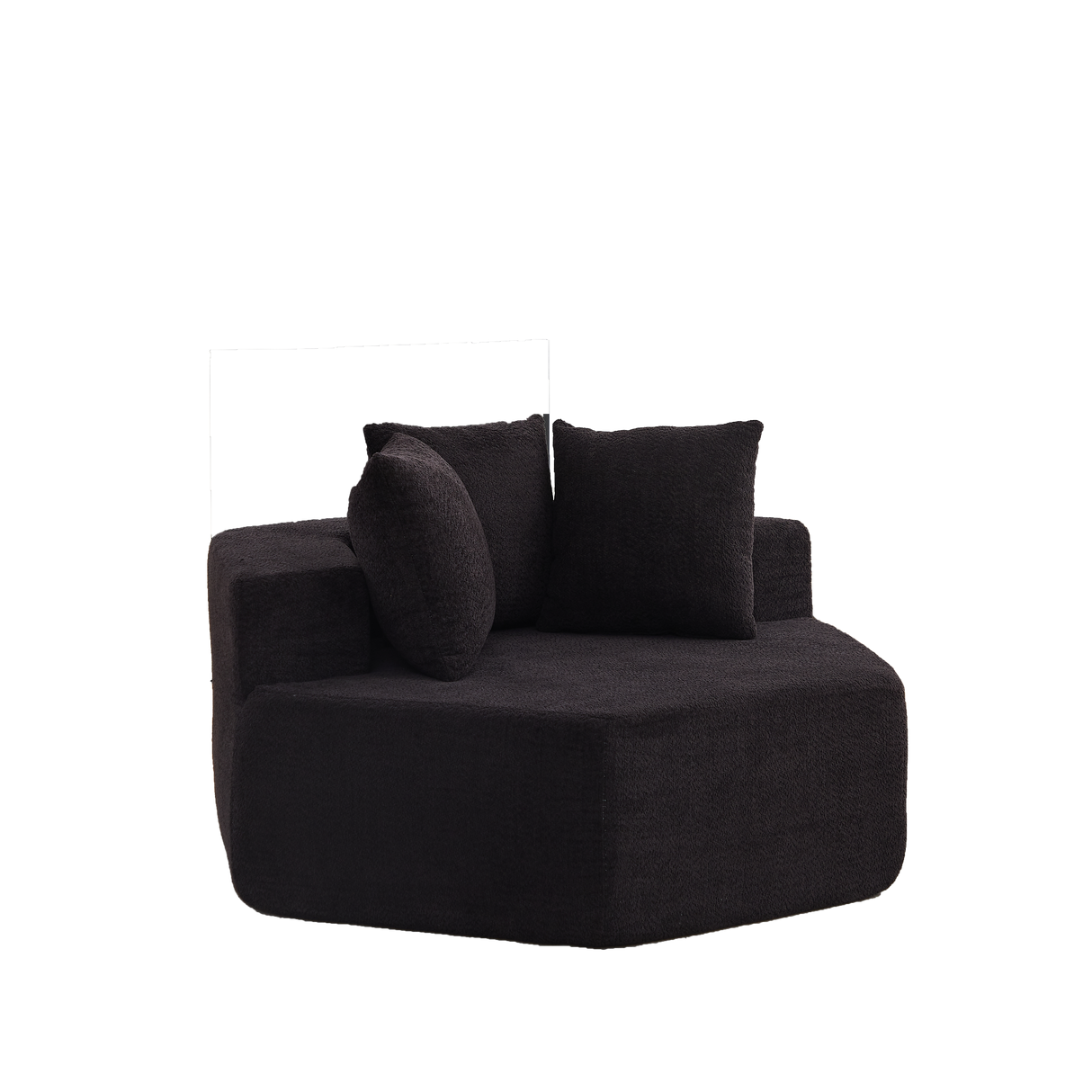 54-inch Modern-style Hexagonal Single Lounge Chair