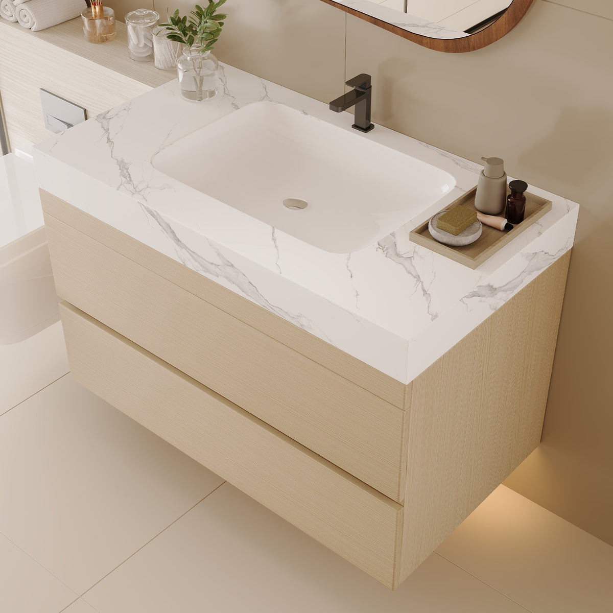 Modern Floating Bathroom Vanity