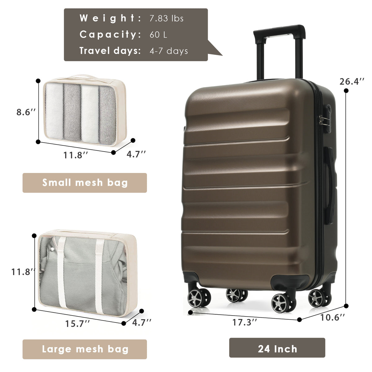 Hardshell ABS Luggage Set