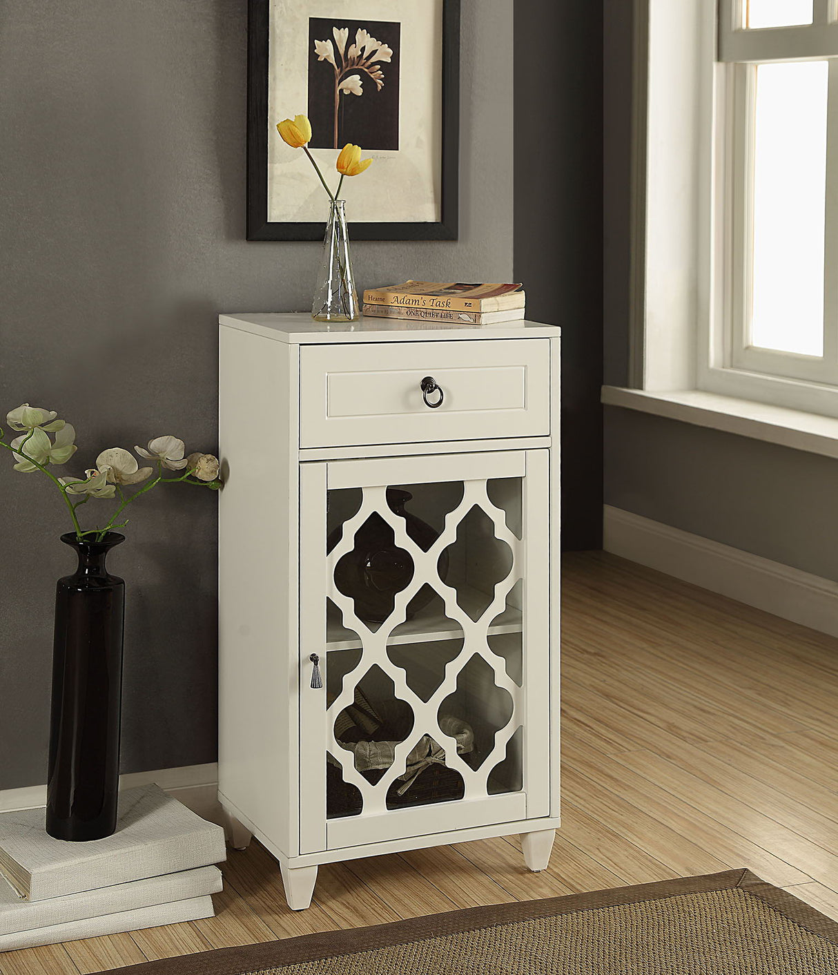 Ceara - Accent Table - White - Best Buy Furniture