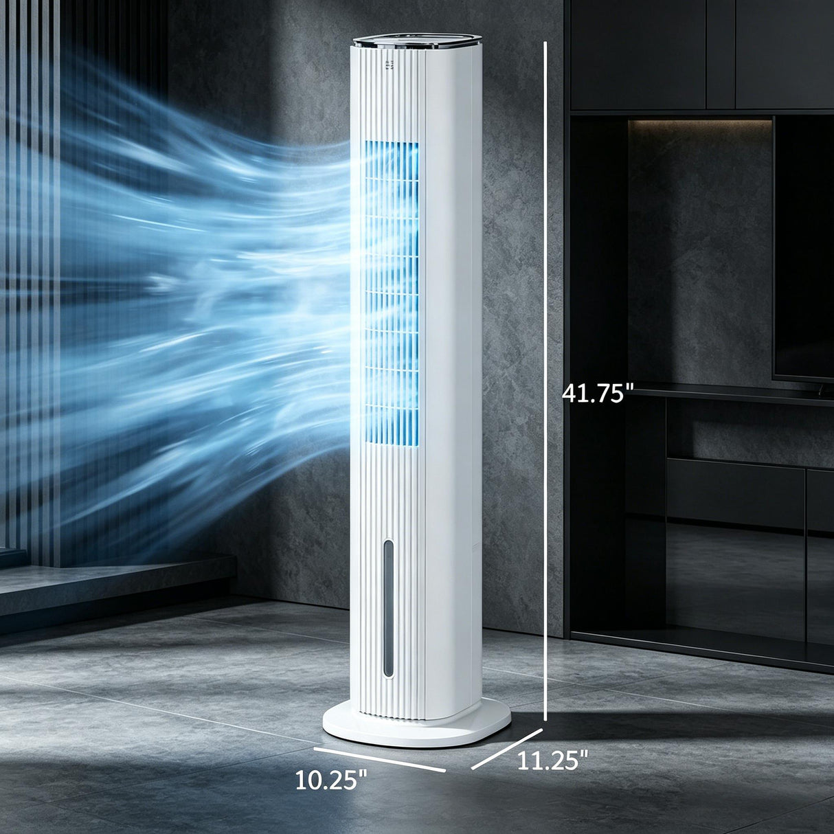 42" White Air Cooler