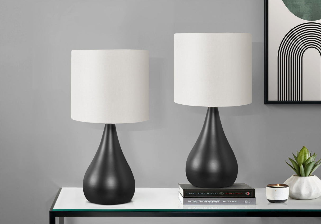 Lighting, Table Lamp, Contemporary (Set of 2) - Black - Best Buy Furniture