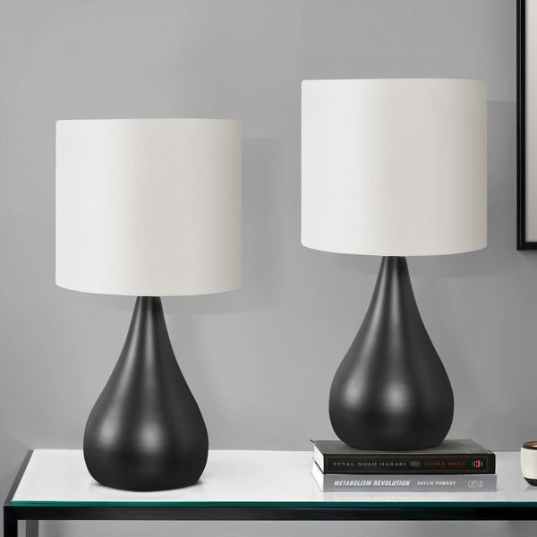 Lighting, Table Lamp, Contemporary (Set of 2) - Black - Best Buy Furniture
