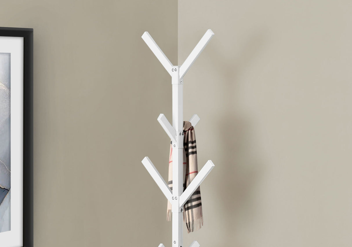 Coat Rack, Hall Tree, Free Standing, 8 Hooks, Entryway, Contemporary & Modern - Best Buy Furniture