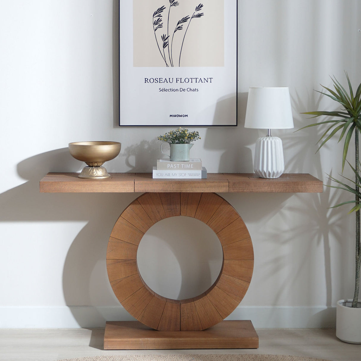 Contemporary-Circular-Console-Table-Console-Table