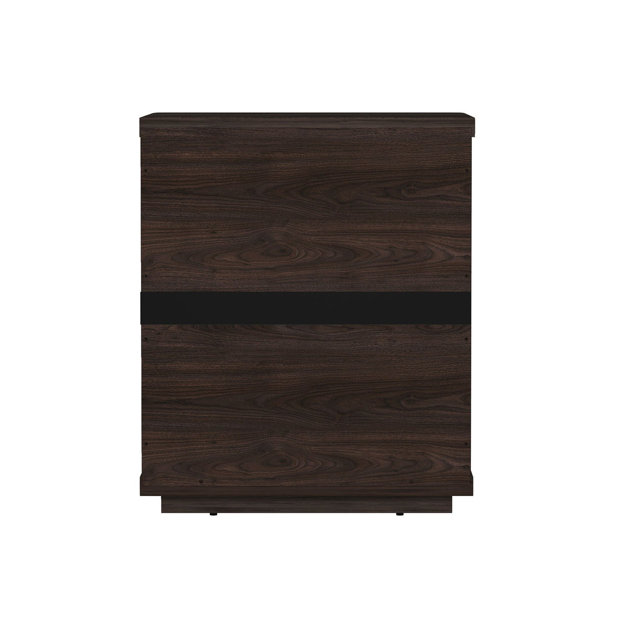 Evelyn - Nightstand With 3 Drawers, Smooth Rounded Edges