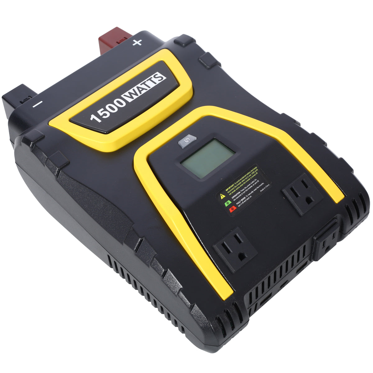 1500 Watts Power Inverter with LCD Display - Portable AC Power Solution