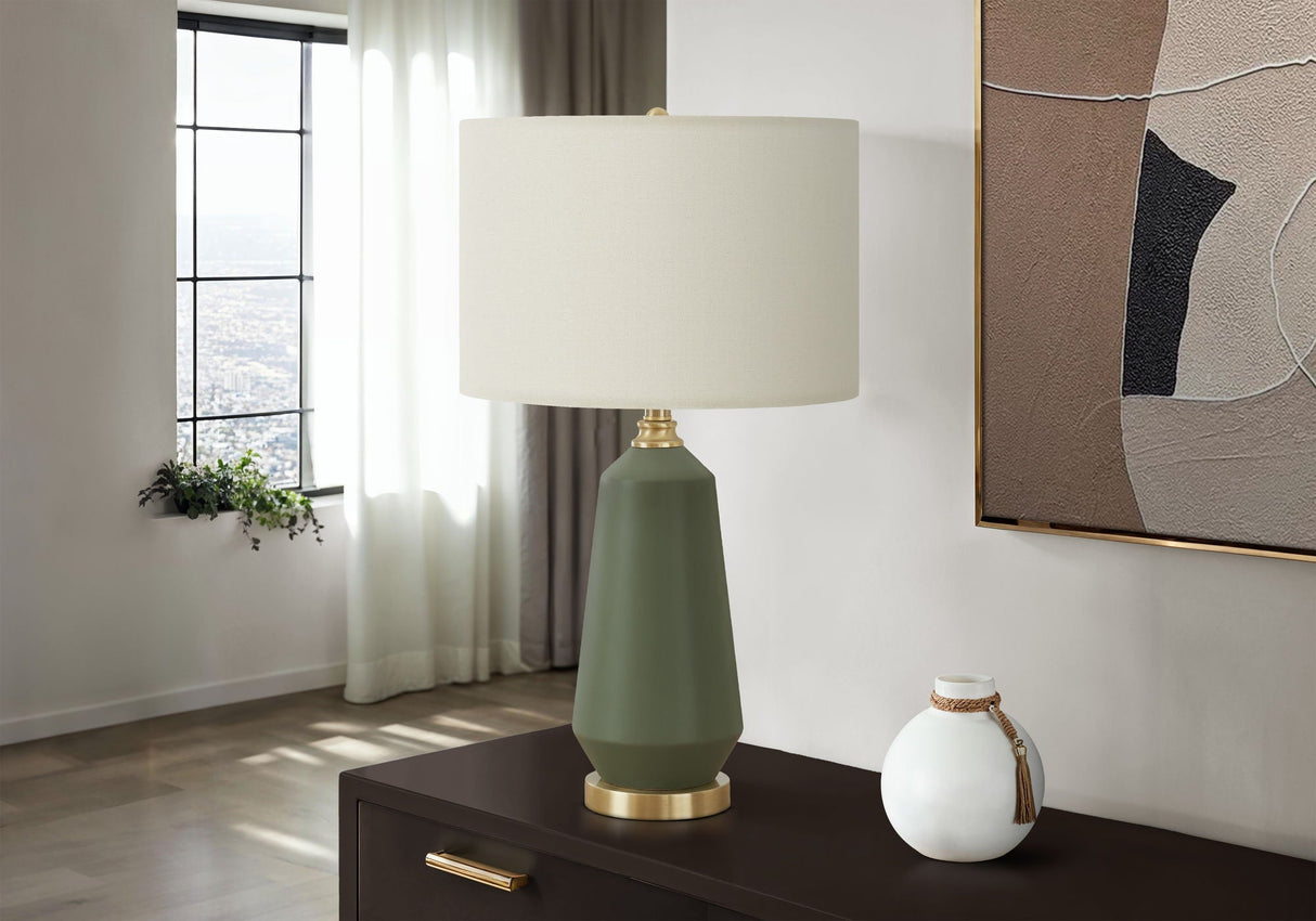 Lighting, Table Lamp, Green Ceramic, Contemporary - Green - Best Buy Furniture