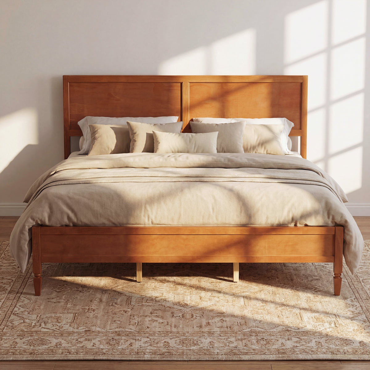 King Size Wood Platform Bed Frame