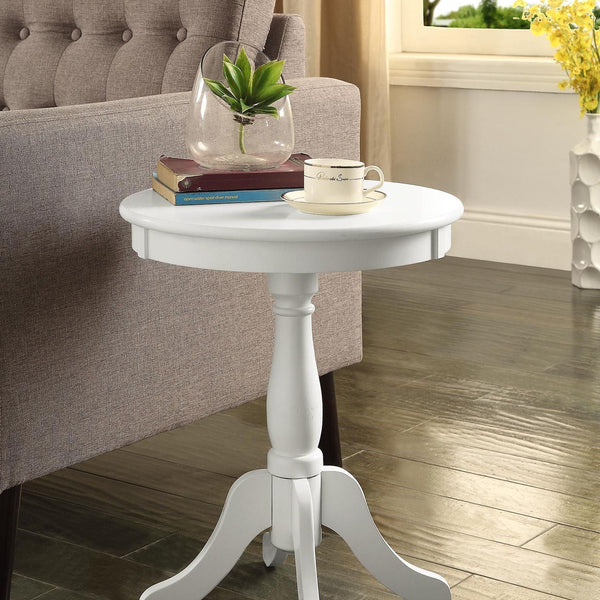 Alger - Accent Table - White - Best Buy Furniture