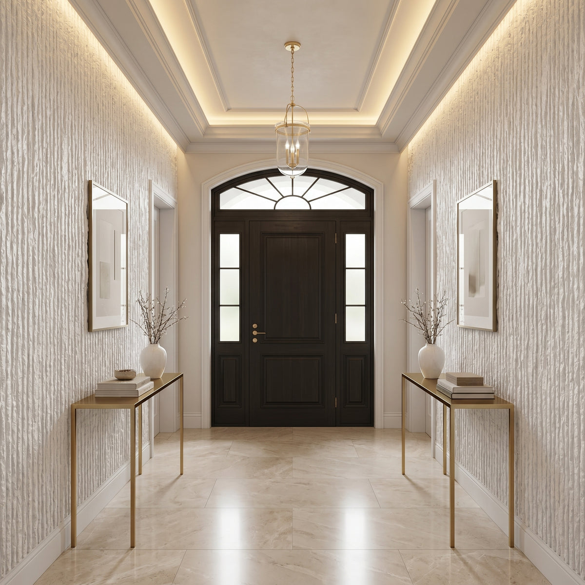 3D Faux Stone Wall Panels - 12 PCS PU Wainscoting Panel