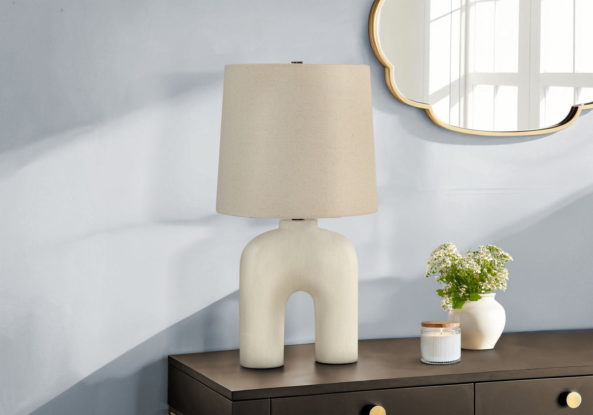 Lighting, Table Lamp, Resin, Modern - Cream - Best Buy Furniture