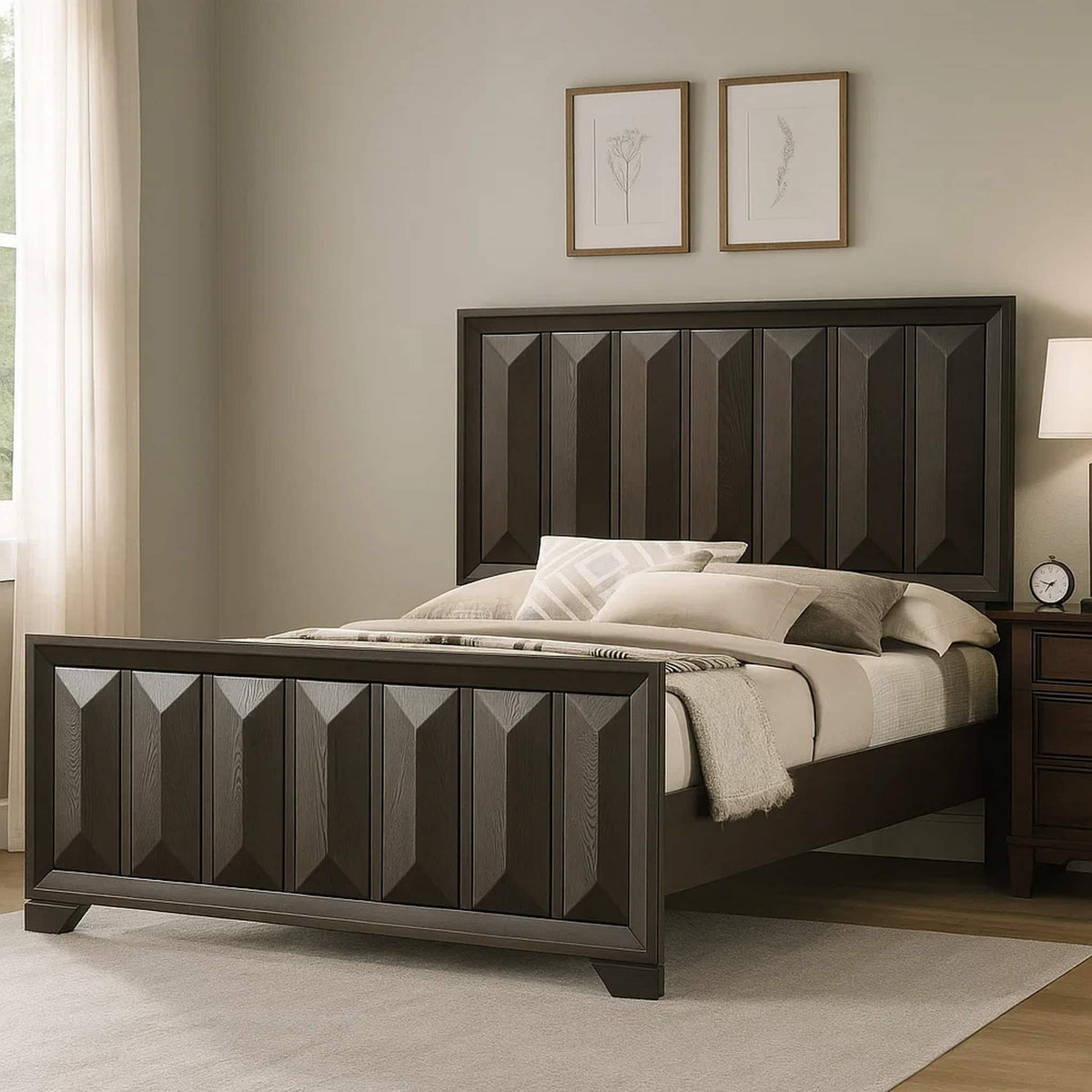 Beautiful Transitional Bedroom Set