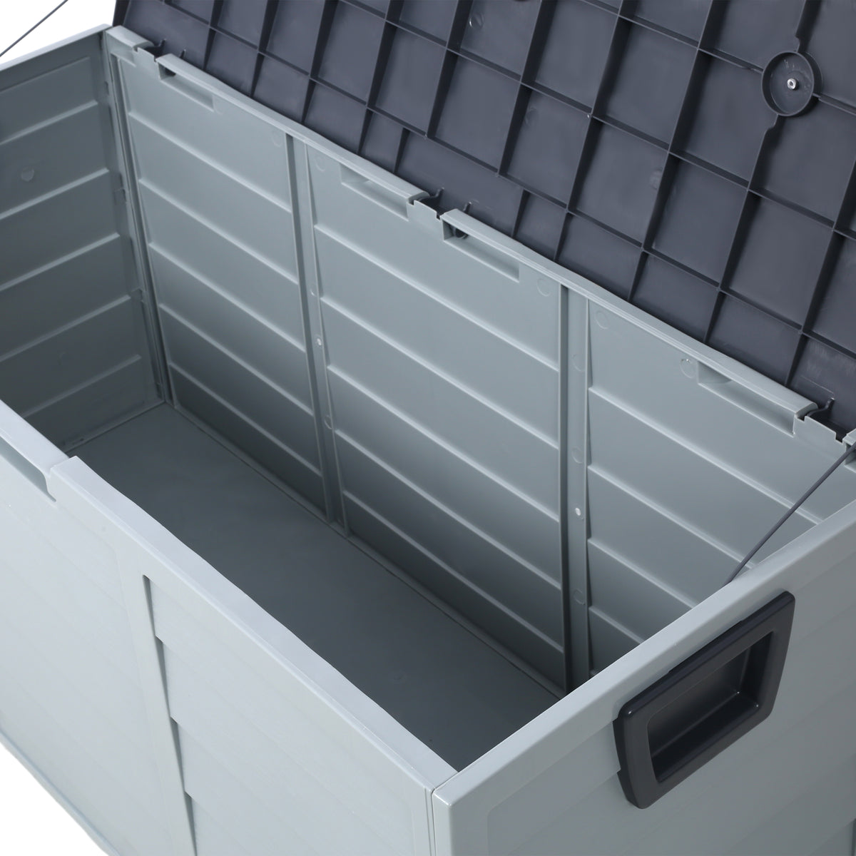 75 Gallon Resin Deck Box Storage Shed