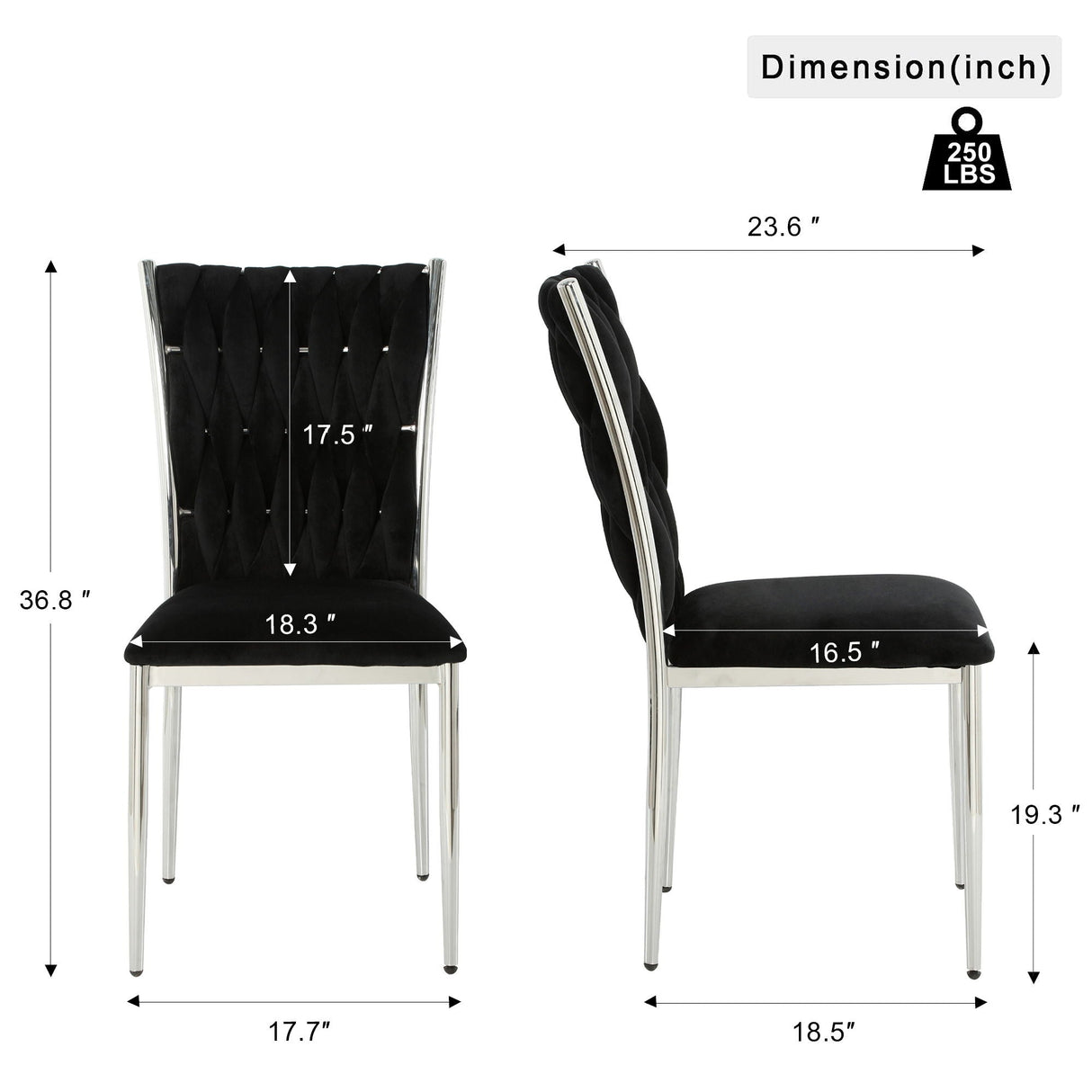 Modern Dining Chair Set For Dining Room