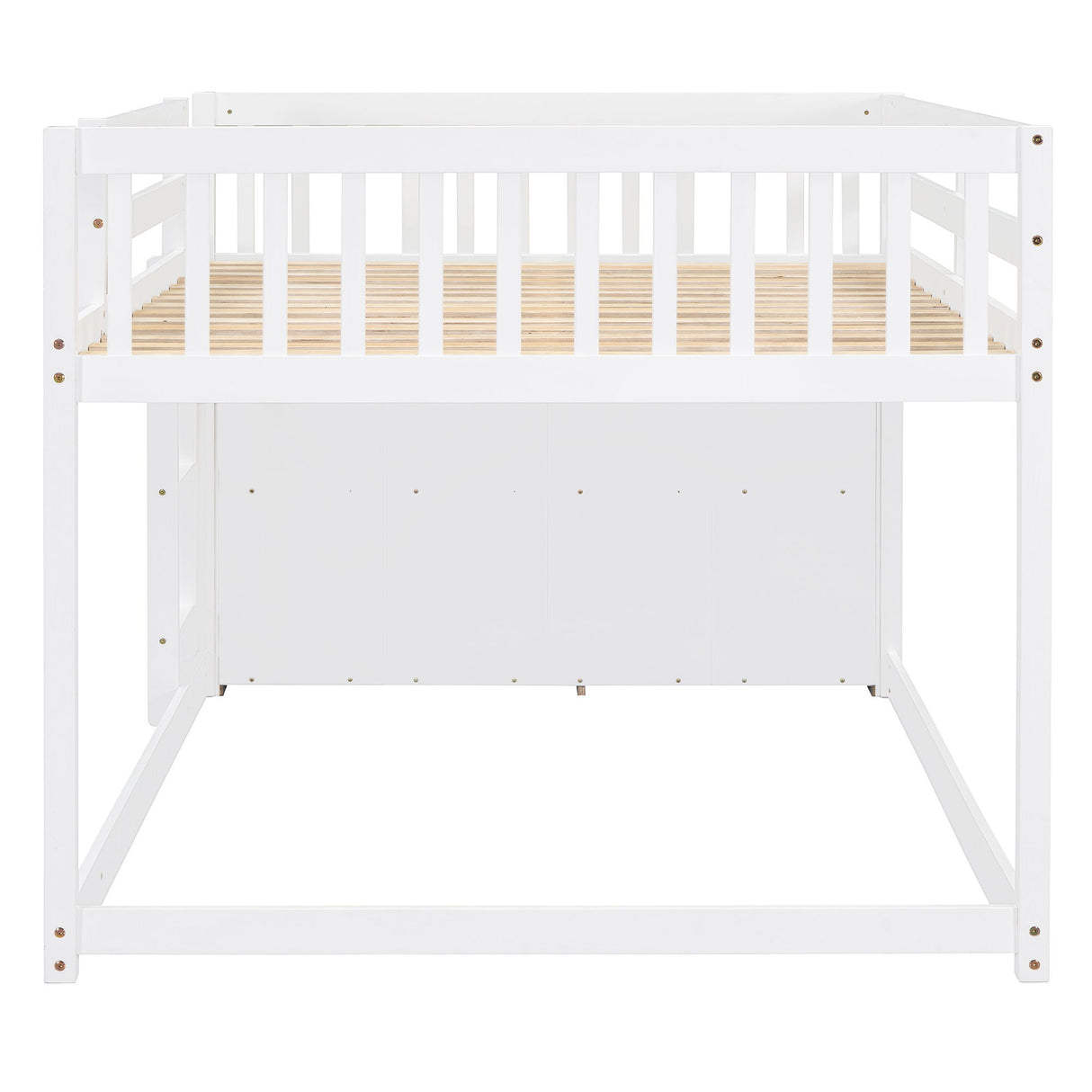 Bunk Bed With 4 Drawers And 3 Shelves