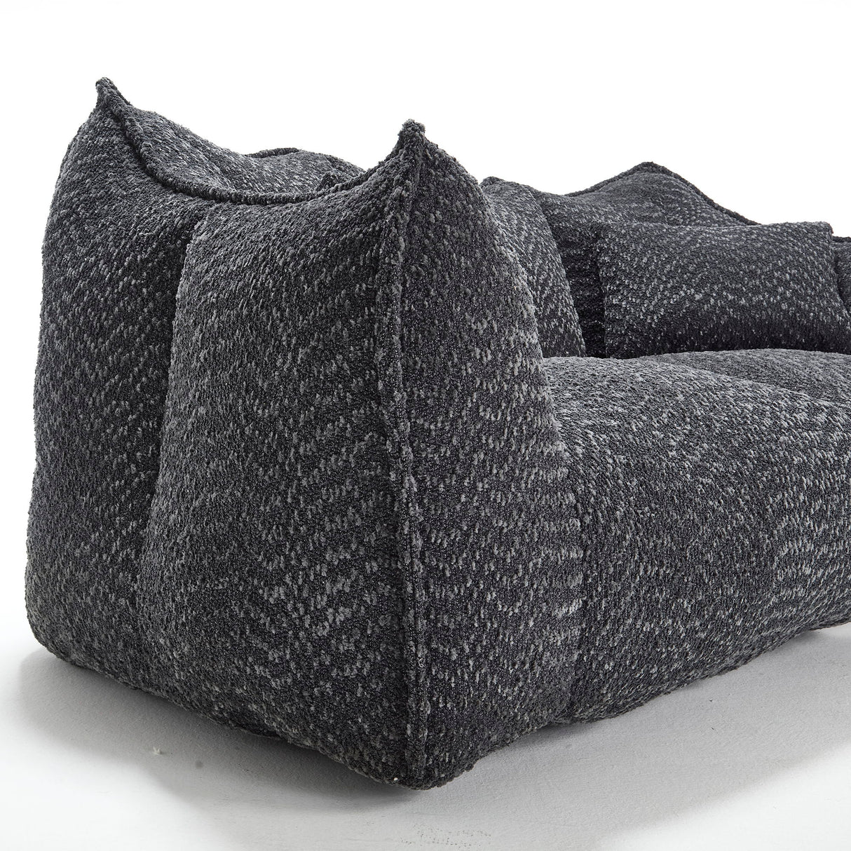Comfortable Dual Beanbag Chair With High Resilience Foam Core For 2 People