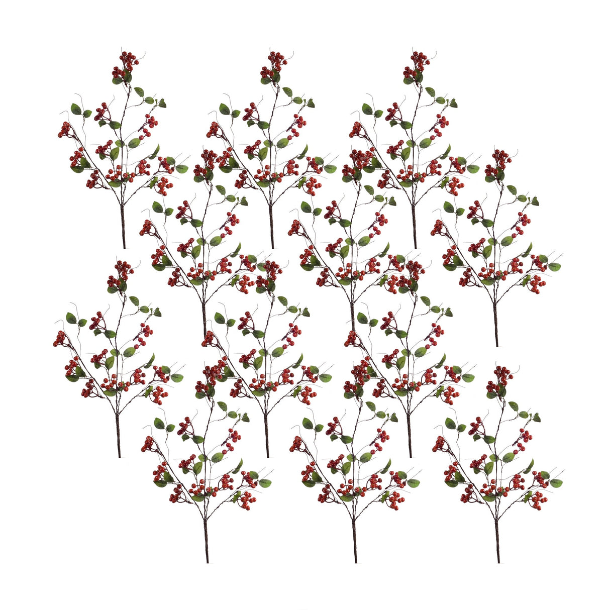 Boxwood-Berry-Twig-Spray-(Set-of-12)-Artificial-Flowering-Plants