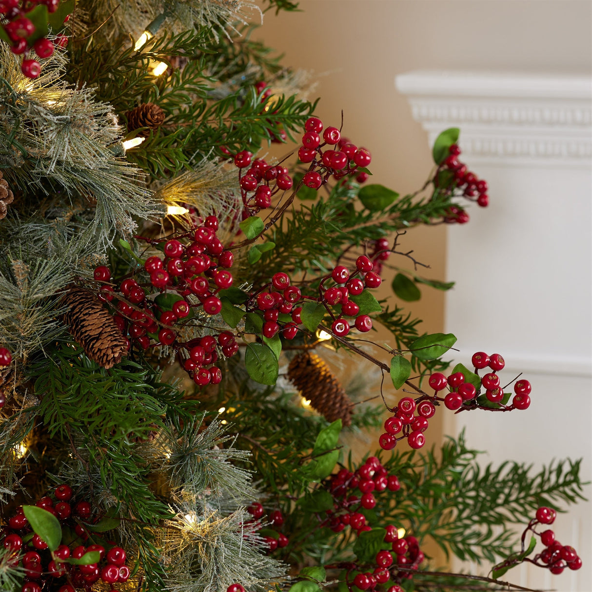Boxwood Berry Twig Spray (Set of 12)