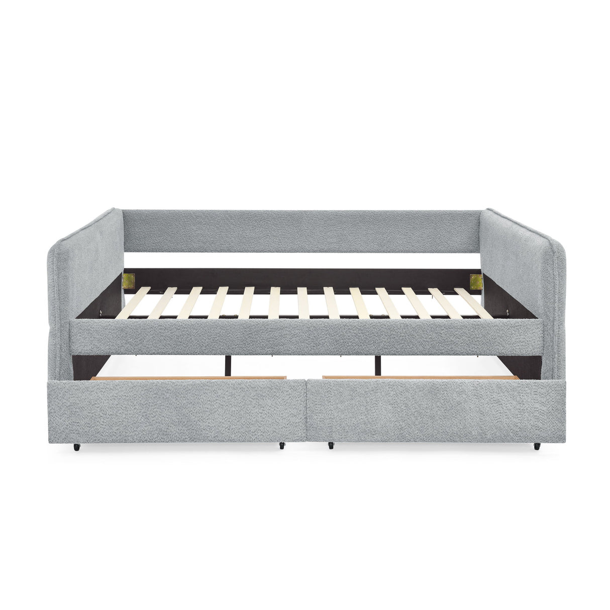 Upholstered Daybed & 2 Drawers
