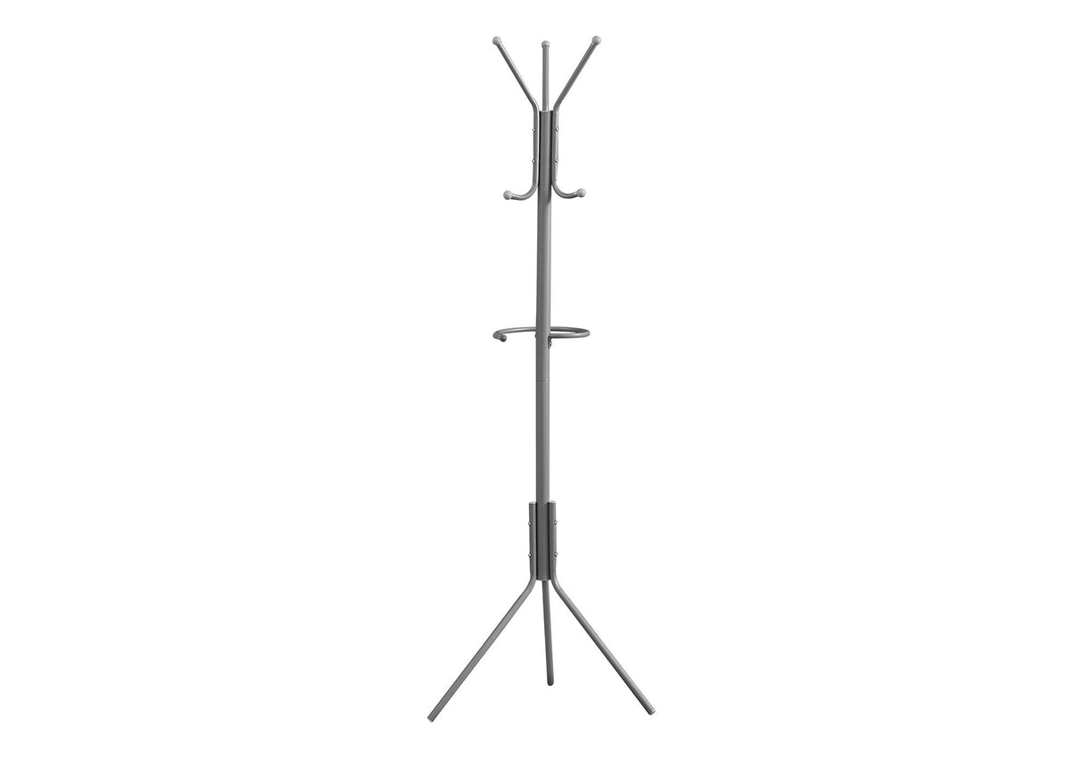 Coat Rack, Hall Tree, Free Standing, Hanging Bar, 6 Hooks, Entryway, Contemporary & Modern - Best Buy Furniture
