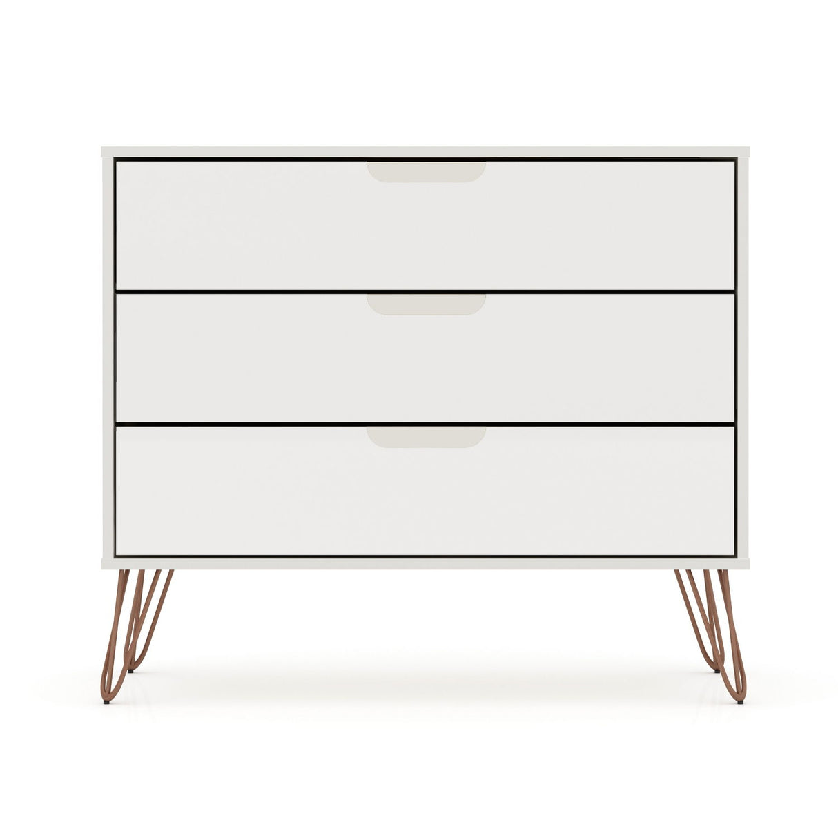 Rockefeller - Dresser & 3 Drawer - Off White