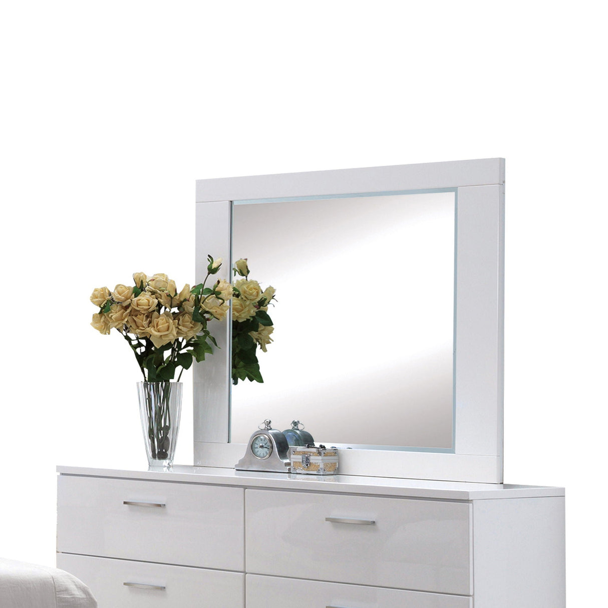 Lorimar - Mirror - White - Best Buy Furniture