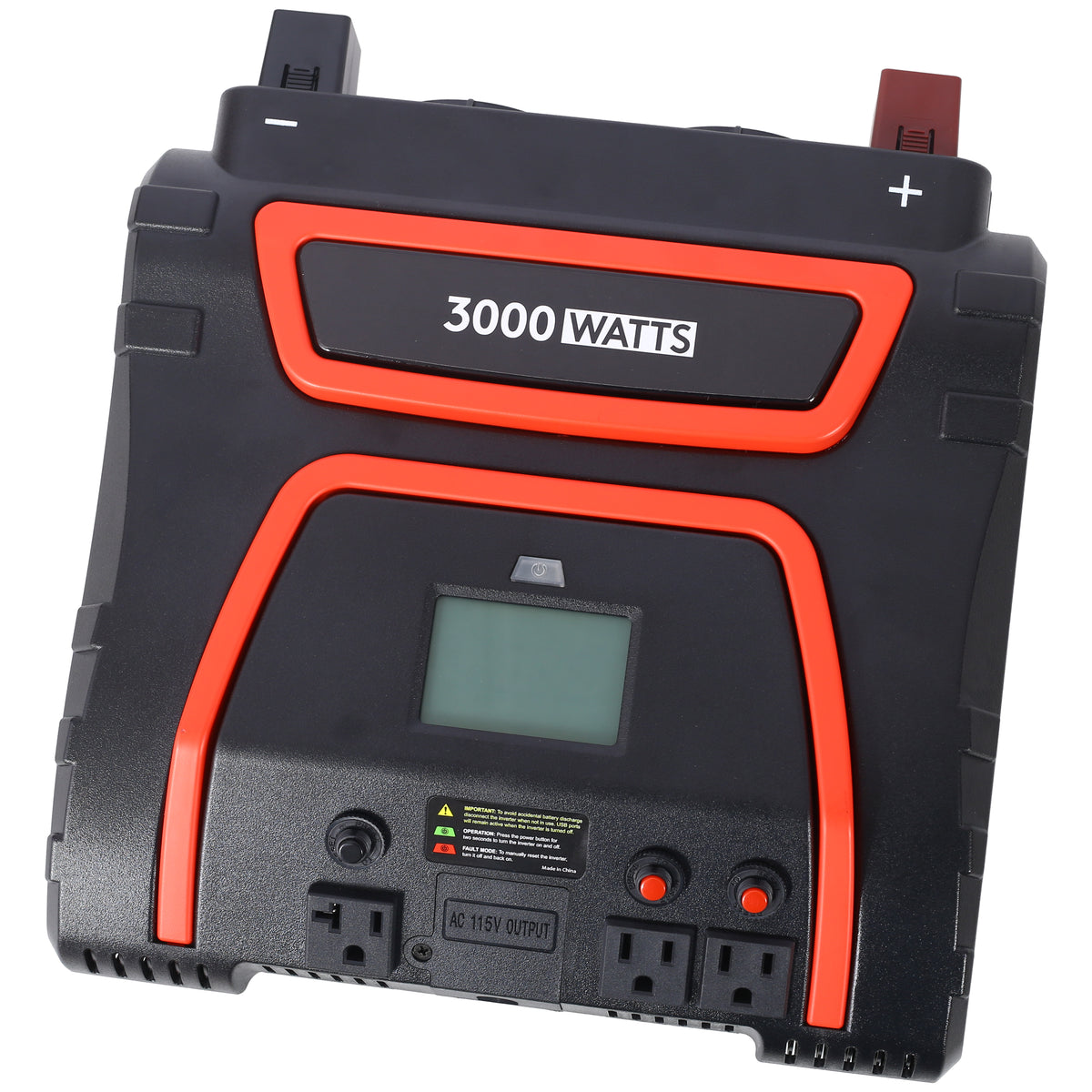 3000 Watt Power Inverter with LED Display - Modified Sine Wave
