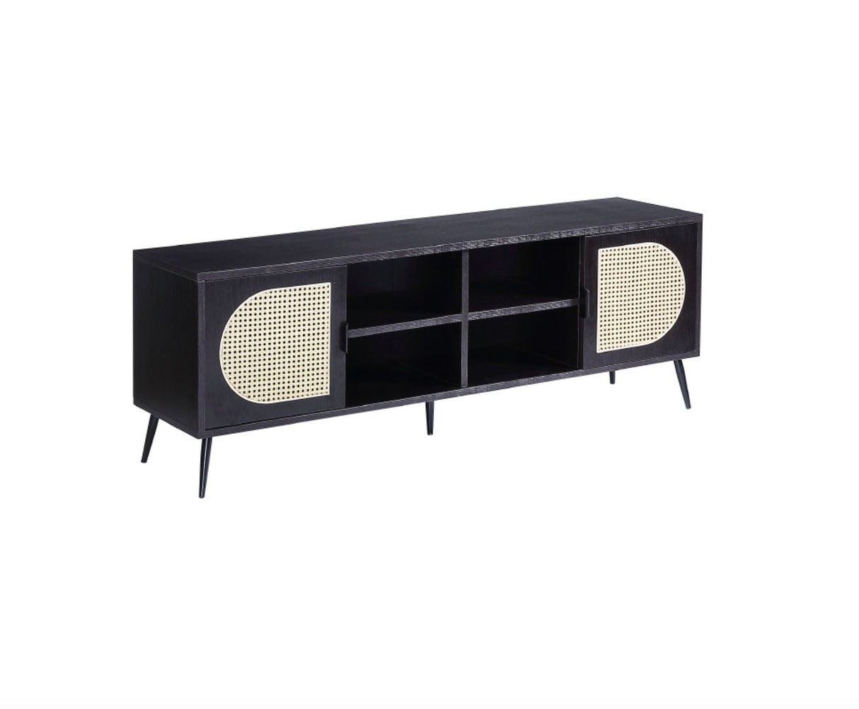Colson - TV Stand - Black - Best Buy Furniture