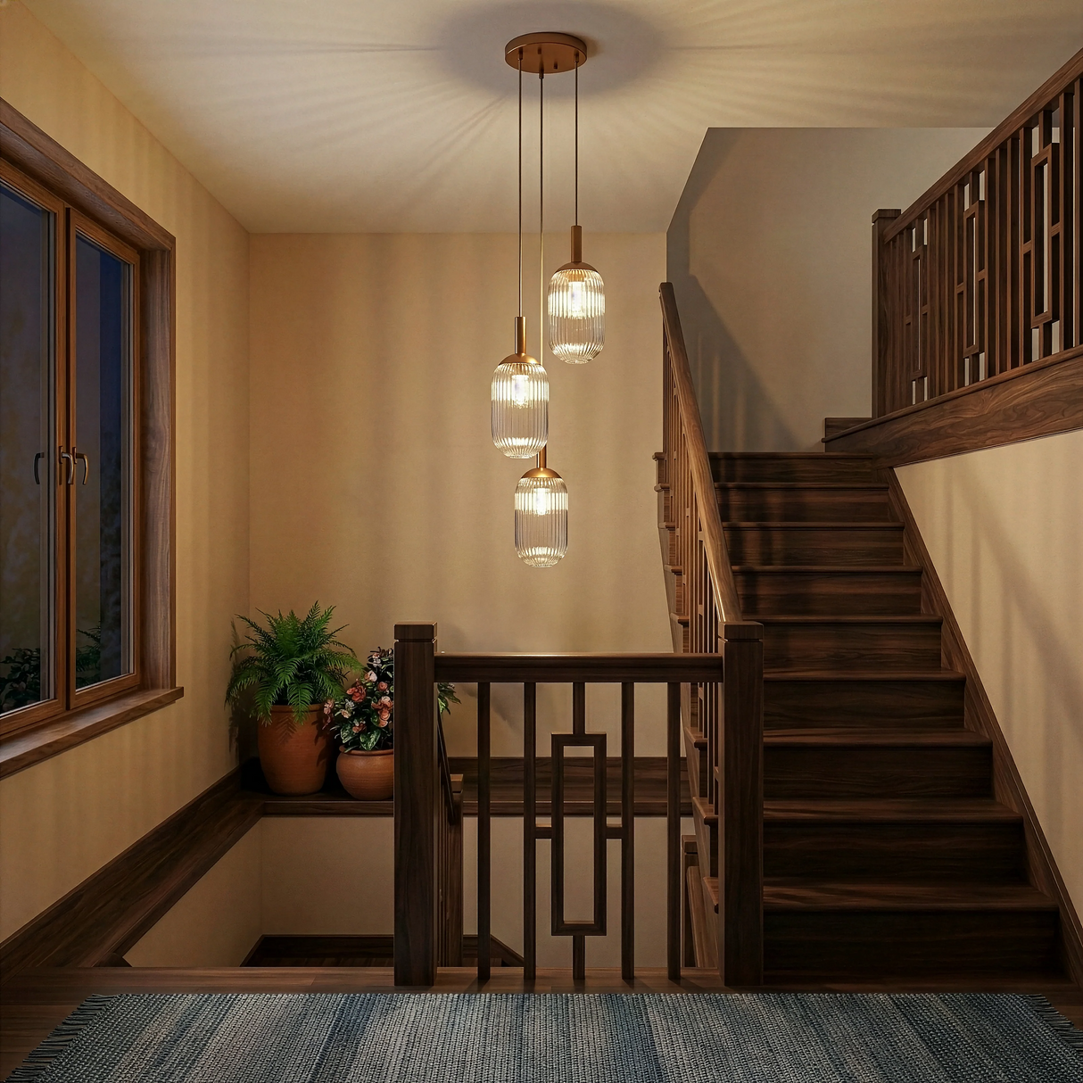 Creative American Country Retro Ceiling Light