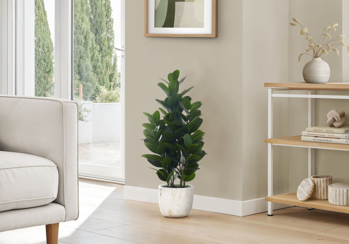 31" Tall, Artificial Plant, Garcinia Tree, Indoor, Faux, Fake, Floor, Greenery, Potted, Real Touch, Decorative - Green / White - Best Buy Furniture